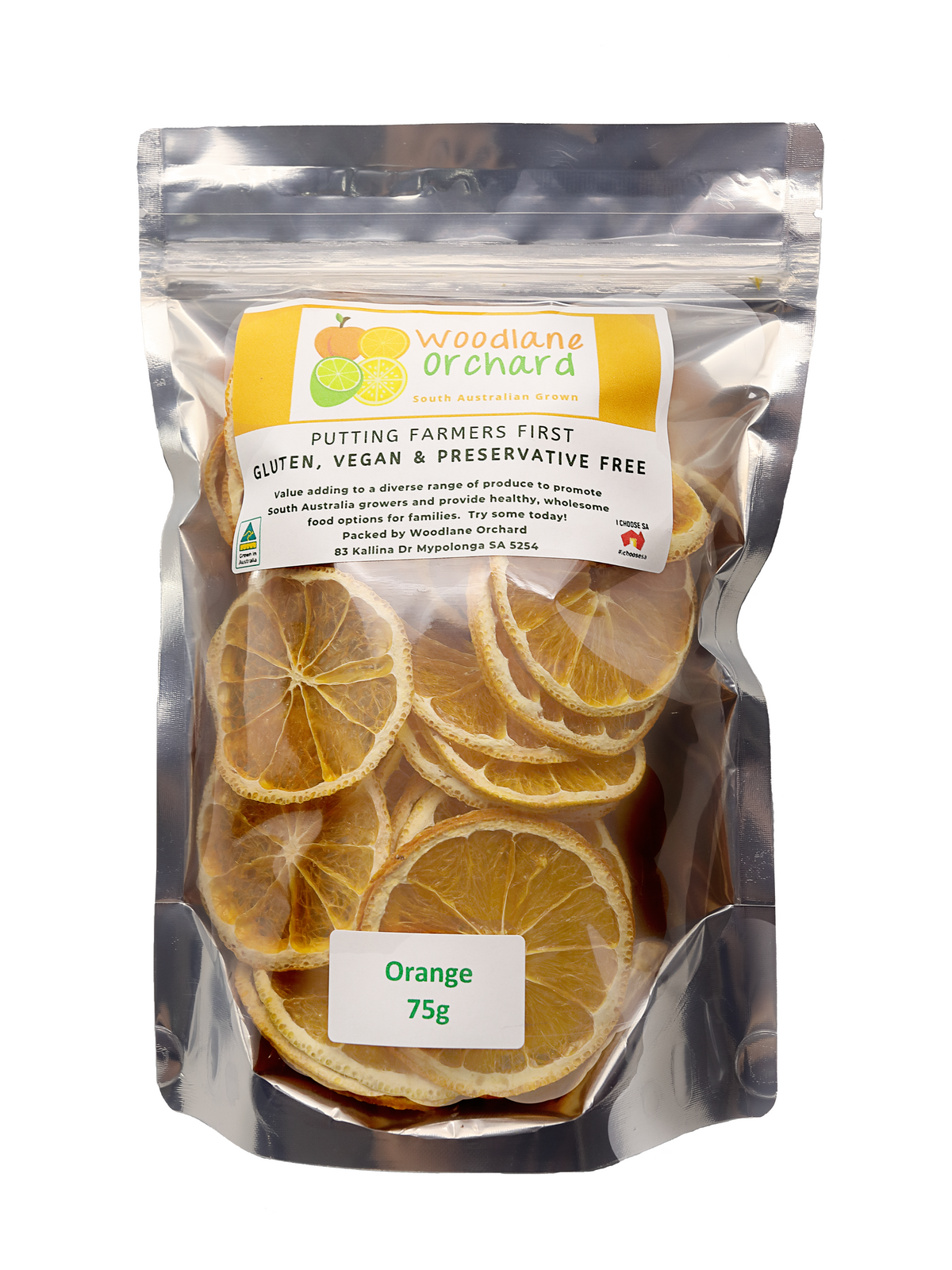 Woodlane Orchard Dried Orange 75g | Merchants Pantry